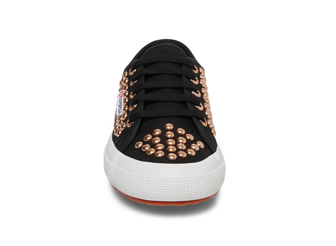 Zapatillas Superga Mujer Negras - 2750 Cotstuds1w - 361827PNY